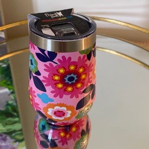 French Bull 12 Oz Floral Wine Cup